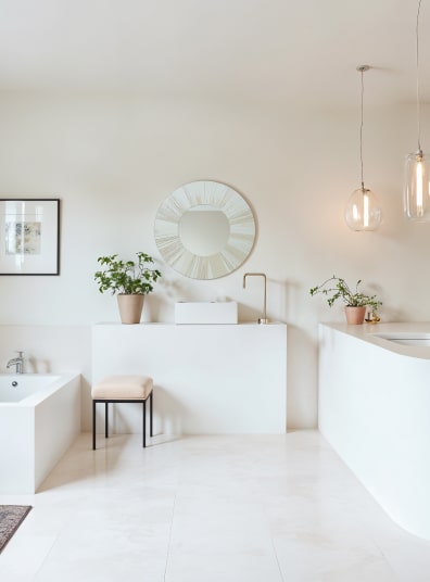 Salle de bain minimaliste et design
