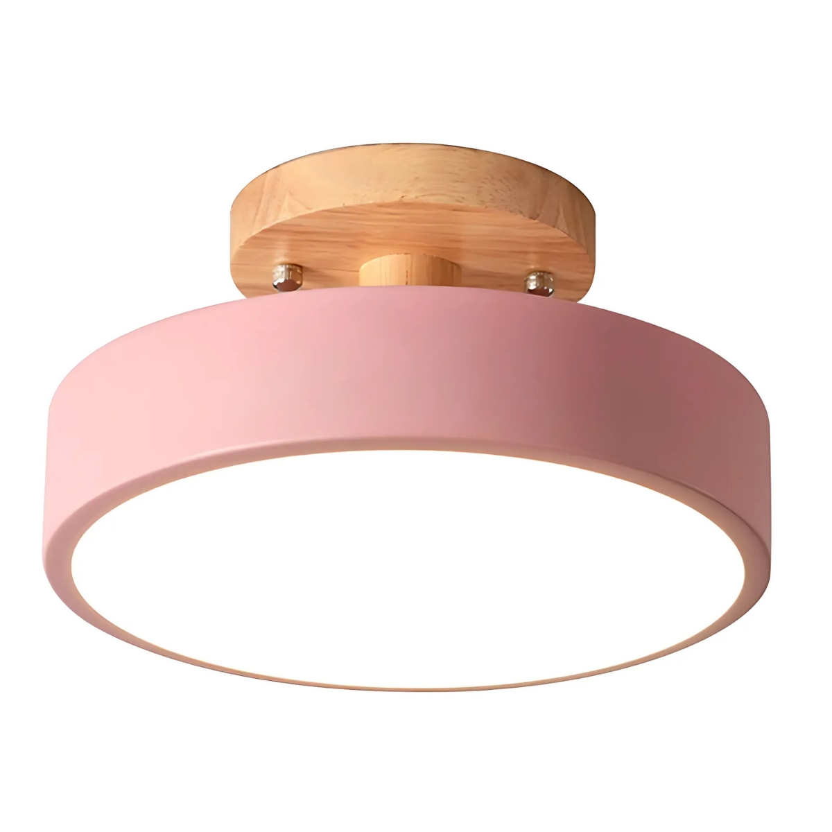 Lustre plafonnier plat au design nordique