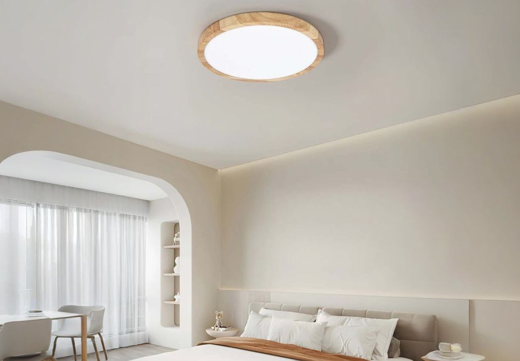 Plafonnier LED rond style scandinave