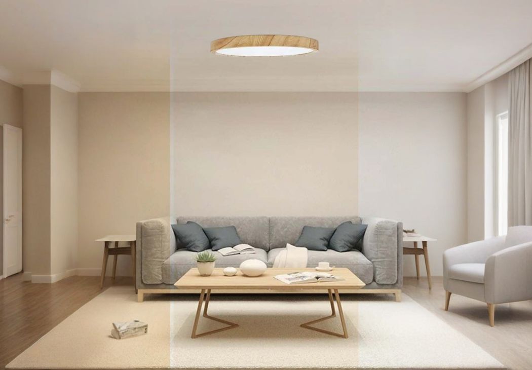 Plafonnier LED rond style scandinave