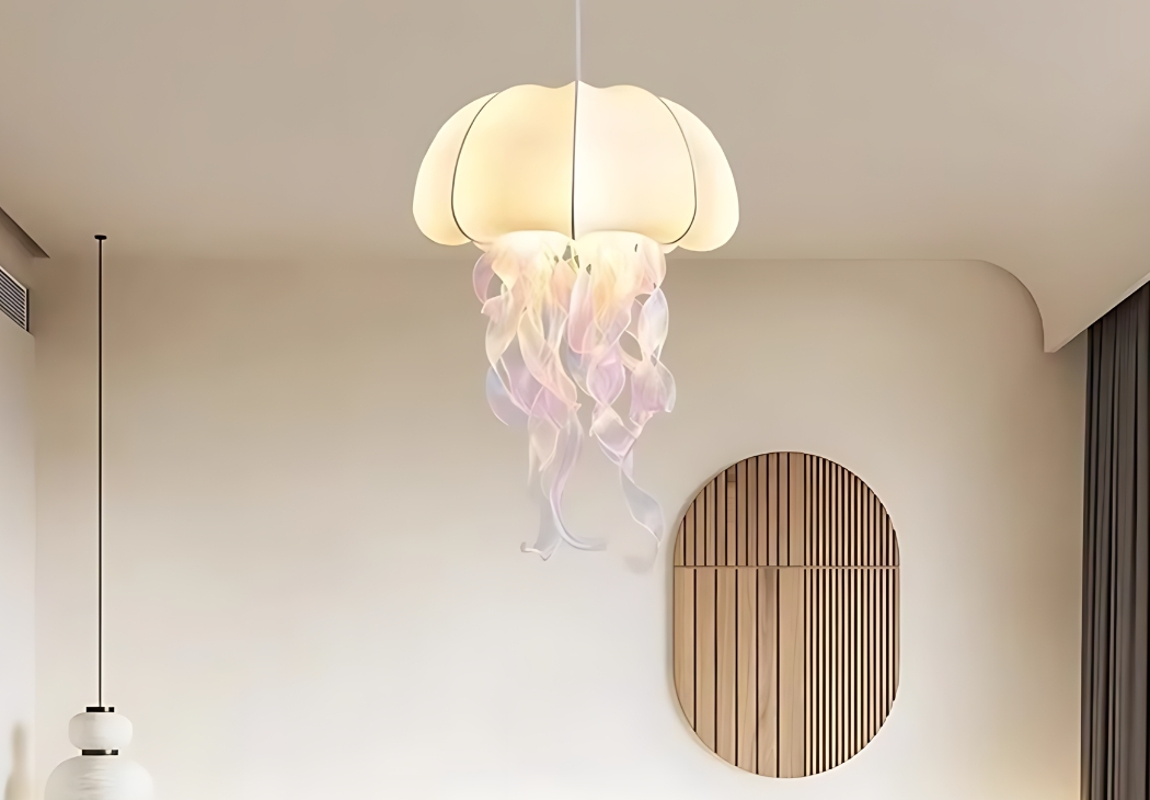Plafonnier original en forme de méduse