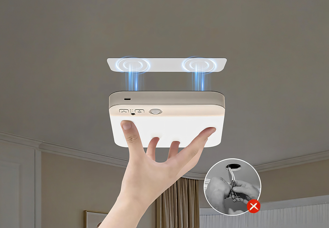 Plafonnier rechargeable sans branchement électrique